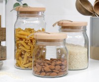 Maddox Set 3 Glass Storage Jars