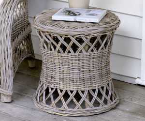 Clifton Round Rattan Side Table