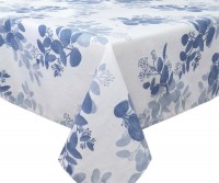 230cm Blue Eucalyptus Tablecloth - 6-8 Seat