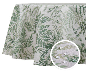 180cm Verdilla Fern Wipe-Clean Round Tablecloth