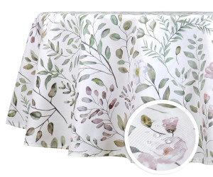 150cm Primavera Wipe-Clean Round Tablecloth