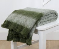 Jack Ombre Green Throw Blanket
