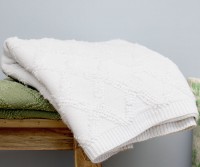 Otway White Throw Blanket