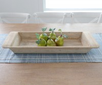 Driftwood Long Wooden Trough