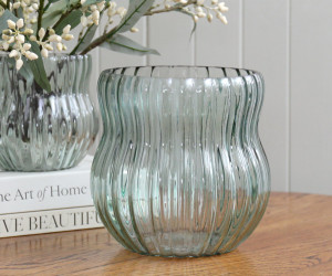 Large Cleo Bell Green Vase