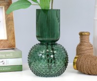 Odette Green Glass Vase