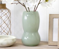 Laurina Sage Green Glass Vase