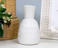 Noah White Vase - Medium