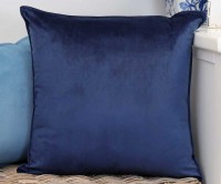 Caspian Sea Navy Velvet Cushion
