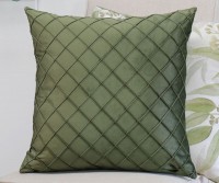 Ormond Forest Green Velvet Cushion - Square