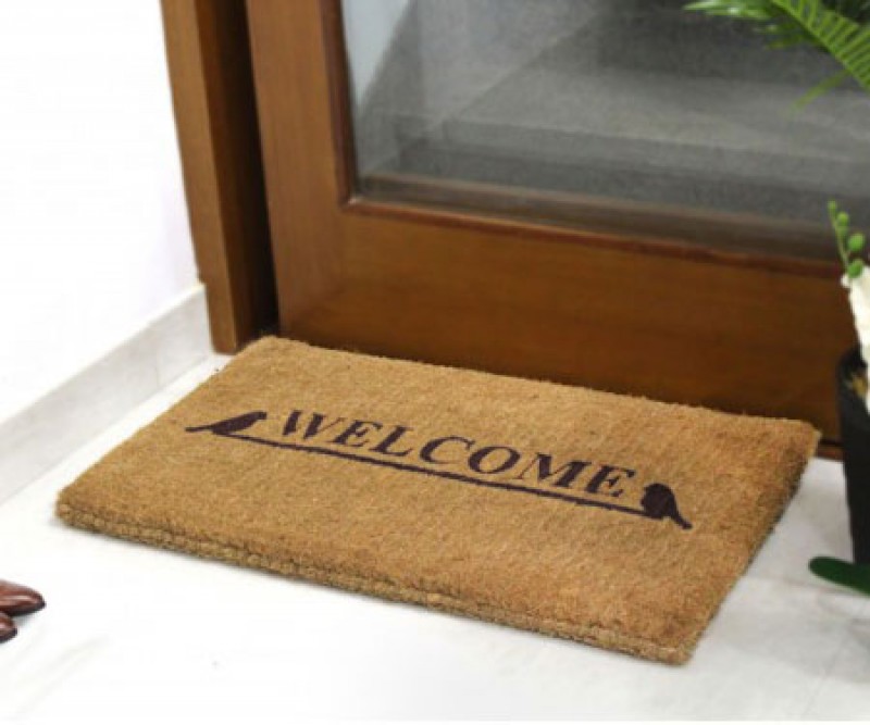 Birds Welcome Regular 100% Coir Doormat