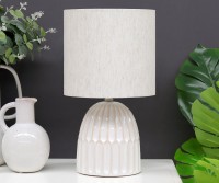 Portobello Cream Table Lamp & Shade