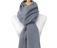 Blair Grey Crosshatch Winter Scarf