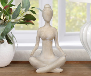 Nahla Seated Woman Sculpture